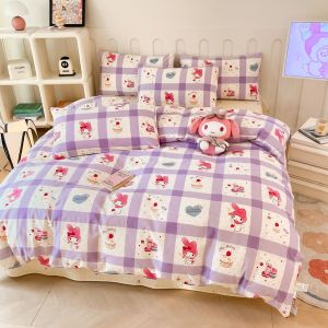 ชุดเครื่องนอนครบชุด 6 ชิ้น รวมผ้านวม ขนาด 3.5 / 5 / 6 ฟุต ลายการ์ตูนน่ารัก ท้องฟ้า ดาว อวกาศ ผ้าปูที่นอน+ผ้านวม+ปลอกหมอน เก็บเงินปลายทาง