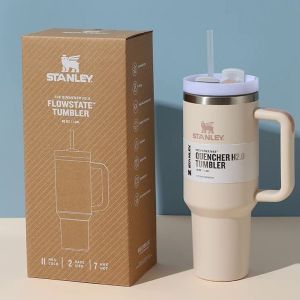 40oz Tumbler with Handle Double Wall Vacuum Insulated Stainless Steel Travel Water Cup for Car Gym Outdoor