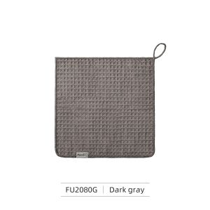 Gemilai coffee machine cleaning bar towel square towel cleaning cloth waffle woven cloth high fiber absorption suitable for coffee shop kitchen bar counter utensils