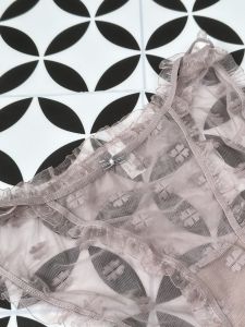 Q1741 Lucky panties Quần lót nữ voan lưới phong cách đáng yêu Braletteshousevn