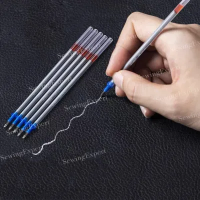 Pen Silver Penanda Pola Bahan Kulit Warna Perak / Pen Jahit Pulpen Bolpen Tas Sepatu Jahit
