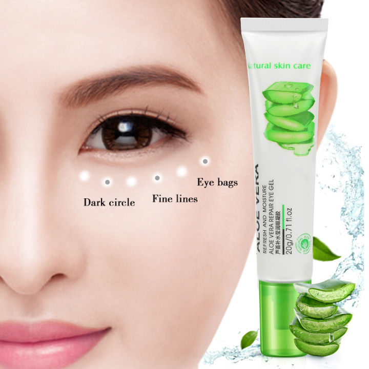 BIOAQUA Aloe Vera Eye Bag Removal Cream Anti Wrinkles Cream for