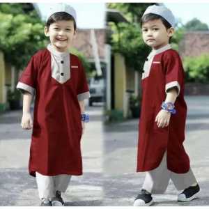 Setelan Baju Koko Anak Terbaru Baju Muslim Anak Laki Laki