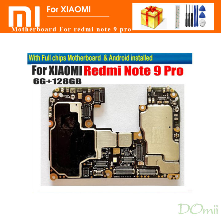 100% Original Unlocked Mainboard For Xiaomi Redmi Note 9 Pro Note9 Pro ...
