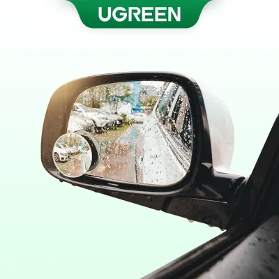 Gương chiếu hậu Ugreen kiểu gương cầu lồi 360 HD hình tròn chống điểm mù cho xe hơi