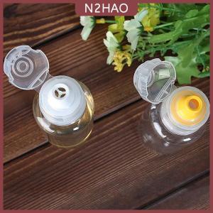 N2HAO 95ml trong suốt không nhỏ giọt mật ong quả mật ong bóp chai giấm dầu xi-rô chai nồi dụng cụ nhà bếp