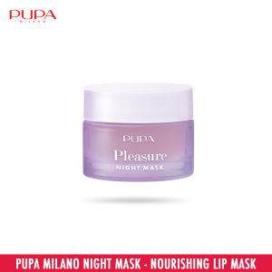 Pupa Milano Pleasure Night Mask - Nourishing lip mask 12ml 001 Blueberry