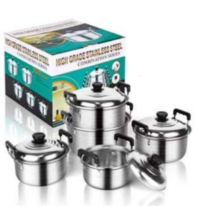 High Grade Stainless Steel Combination Series 5Pcs set High Quality