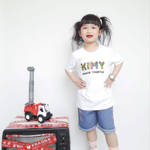 LITTEKIMY - Kaos Anak Laki-Laki Perempuan 1-10th T-shirt Distro Kimy Cotton Combed 30s