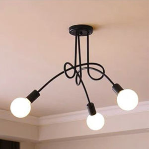 YHLAMP Chandelier Dinning Room Ceiling Light New Nordic Twine Ceiling Light For Living Room Bedroom Creativity LED Modern Chandelier Ceiling Light Living Room Bedroom Ceiling Light LED lighting Multi-Head Chandelier