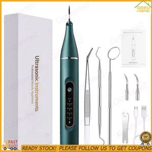 [CY] Ultrasonic Electric Tooth Cleaner 5 Adjustable Modes Electric Dental Tool for At-Home Personal Use Men Women and Kids