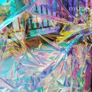 KERTAS BUKET BUNGA CELLOPHANE HOLOGRAM TRANSPARAN 17 MICRON SINOWRAP FLOWER WRAPPING 5 LEMBAR