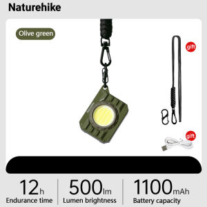 Naturehike backpack light waterproof portable outdoor camping hiking night detachable back clip floodlight warning light