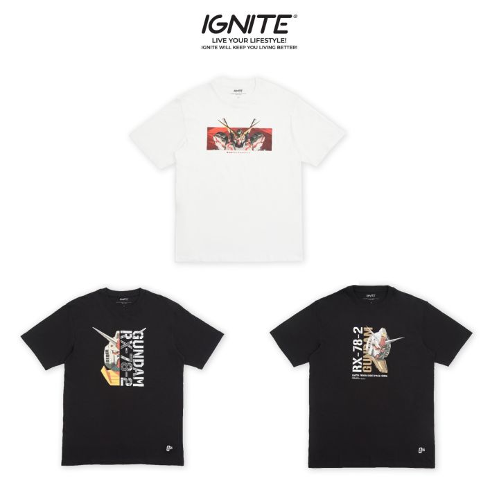 [พร้อมส่ง] IGNITE GUNDAM APPAREL เสื้อยืดกันดั้ม GUNDAM RX-78-2 ...