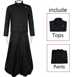 Anime Jujutsu Kaisen Geto Suguru Cosplay Costume Wig Kimono Japanese Uniform Halloween Party for Men Women Suit