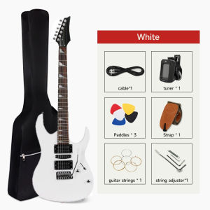 KAWES Double Rocker Electric Guitar Professional Metal Electric Guitar with bag