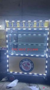Xe trà sữa giá rẻ tặng thiết kế decan và đèn led Cơ Khí TNC 0937.272.899