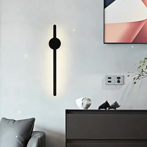 SXH  Đơn Giản Hiện Đại LED Đèn tường đầu giường phòng khách đèn treo tường lưới đèn nền tường sáng tạo đèn tường dài đơn giản phòng ngủ