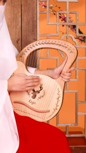lyre 16/19-string beginner lyre 16/19-string harp lyre small portable musical instrument easy to learnFast shipping