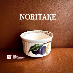 NORITAKE 100%New - Ramekin Royal Orchard - 01 Chiếc Khuôn Xinh Đẹp Mẫu Plum Trang Trí