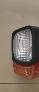 2Pcs Halogen Forklift Headlights 12V Loader Excavator Work Light Tractor Turn Signal Lamp