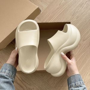 [Free Shipping] 2026 Summer New Versatile Height-Increasing Wedge Beach Sandals High-Heeled Slippers Thick-Soled Slippers For Women For Outdoor Wear