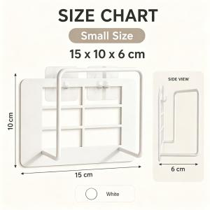 No Drill Self Adhesive Modem Storage Rack Easy Install Household Wifi Router Wall Organizer
