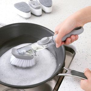 [Serbaguna] Alat Pembersih Peralatan Dapur Sikat Pembersih Piring Wajan Cleaning Fluid Scrubber Kit Multifungsi Aksesoris Dapur