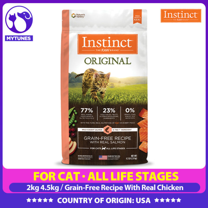 Instinct® Original Cat Food Natural, Grain Free, With Real Salmon 4