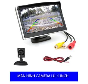 Màn hình taplo 5 inch hiển thị camera lùicamera cặp lề CCD