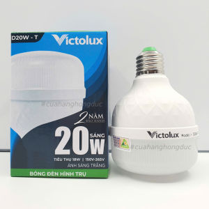 Bóng Đèn LED 20W 30W 40W 50W 60W Hình Trụ Victolux (Dòng mới của SOPOKA)