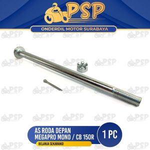 As Roda Depan Megapro Monoshock - As Tromol Fork Forek Depan + Mur Honda CB 150 R Versa Verza