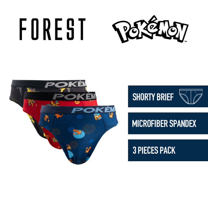 3 Pcs) Forest X Disney.Pixar - Cars Kids Microfibre Spandex Mini Brief  Underwear Assorted Colours - WUJ0015M