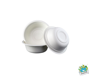 (50Pcs) Biodegradable 350ml Bowl / 500ml Bowl / Sugarcane Bowl /Bio Bowl/Party Bowl /Disposable Bowl