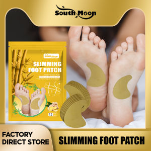 South Moon Slimming Foot Patch Slimming Product Fat Burner Slimming Patches For Weight Loss Original Slimming Products Effective Without Exercise Pain Stress Relief Weight Loss Body Detox Cleansing Pads Improve Sleep Foot Sticker（12pcs）