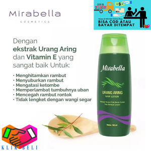 Klik-Beli Mirabella Urang Aring Hair Lotion 180ml Losion Perawatan Rambut