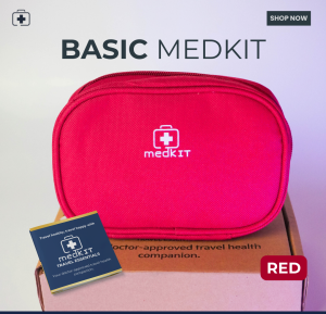 MedKit.PH BASIC Compact Portable Essential Travel-Friendly Medicine Health Kit with 30+ items