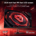 2024 New Xiaomi Redmi Gaming Monitor G24 23.8 inch 180Hz Fast IPS Screen 1ms GTG Low Blue Light Computer Monitor. 