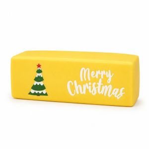 MODERNLUX Soft Christmas Butter Stick Squishy Toy Simulated Slow Rebound Stress Relief Butter Cheese Bar Funny TPR Squeeze Fidget Toy for Adults