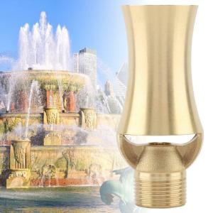 Cascade Cedar Style Brass Nozzle Jet Jetting Fountain Spray Pond Sprinkler Head