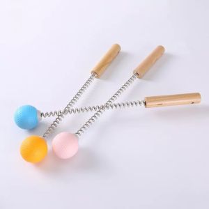 Handheld Massage Hammer Stick Body Massager Ball Spring Elastic Knock Shoulder Arm Leg Hip Waist Sore Muscles Pain Relief