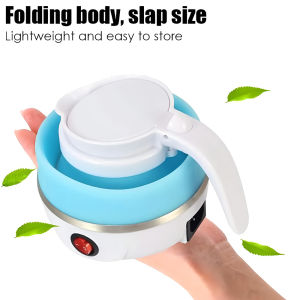 Rainy Season Foldable Electric Kettle 600ml Portable Travel Boiler 400W Tea Coffee Hot Water