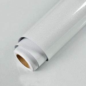 Không thấm nước tủ hình nền tự dính bảng Sticker màu trơn miếng dán tủ lạnh