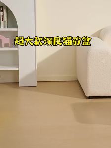 Extra Large Open Top Cat Litter Anti-Splash Semi-Enclosed Cat Sand Pan