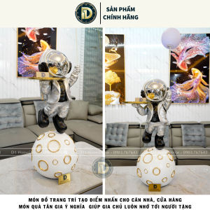 Tượng Phi Hành Gia Decor Chiếu Đèn trang trí đẹp - Trang Trí Nhà Cửa - Nhập khẩu chính hãng D1 home