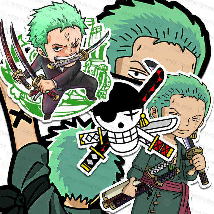 PEEKER STICKERS One Piece Zoro Waterproof | Lazada PH