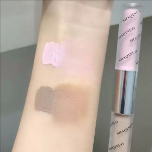 Double-ended Contouring Stick 2-in-1 Cement Grey Nose Shadow Bright Pink Blue Highlighter Makeup Pen