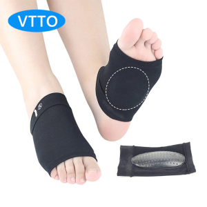 VTTO 1 Pair Arch Support Sleeves Heel Socks Plantar Fasciitis Heel Spurs Foot Care Flat Feet Sleeve Socks Cushions Orthotic Insoles Pads