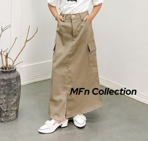 Rok Anak 7-15 Tahun Model Cargo Twill Kombet