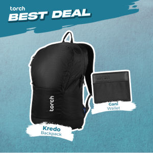 TORCH Kredo Backpack Laptop 15 inch Kuliah Kerja Simpel Minimalis